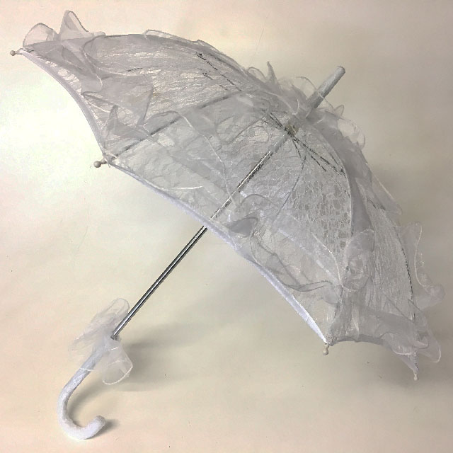 UMBRELLA, White Lace Assorted Sizes